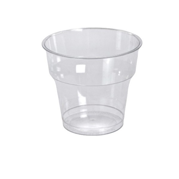 Pahare groase pet, cristaline, 78mm, 180ml (50buc) Produse 11,50 lei