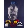 Sticle PET 5L cu capac si maner (45buc)