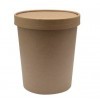 Bol supa carton cu capac 16oz (500buc)