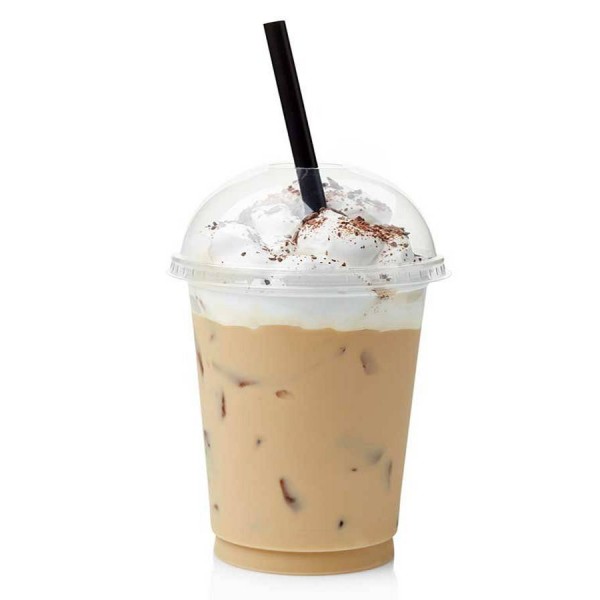 Set lux pahare frappe 300|425ml + capac bombat (100buc)