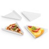 Triunghi de pizza alb 40cm (208buc)