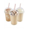 Set lux pahare frappe 500|650mL + capac bombat (100buc)