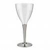 Pahare vin cu picior silver (10buc) Pahare vin 23,66 RON