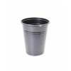 Pahare plastic negru 300ml (50buc)