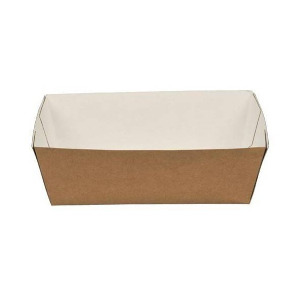 Tavite carton natur|alb, 16*10* h5.3cm (450buc) Produse 183,41 lei