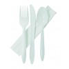 Set eco Lingura+Furculita+Cutit+Servetel (1000buc)