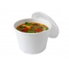 Bol supa polistiren cu capac 473ml