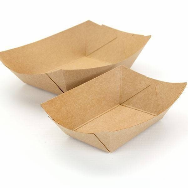 Tavite carton natur 800cc 21.5*15*5.2cm (250buc) Produse 150,09 lei