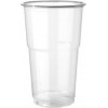 Pahare groase PET 78mm, 300/375ml (50buc)