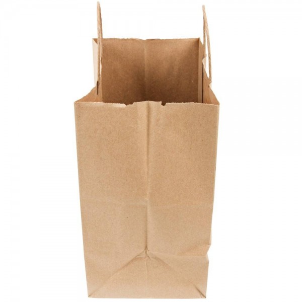 Punga kraft cu maner 26x17x28.5cm (50buc) Pungi transport 35,75 RON