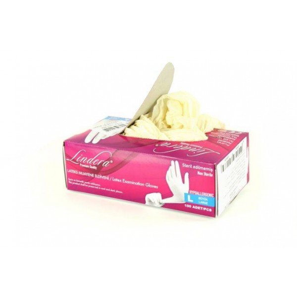 Manusi latex, pudrate, albe (1000buc) Manusi|Bonete|Botosi 194,50 RON