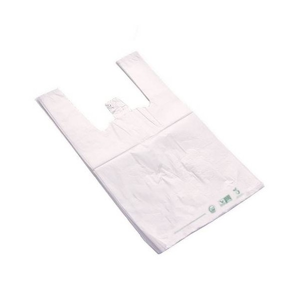 Pungi cu maner, biodegradabile, EN13432, 45*26*12cm, 5-6kg, 100buc Pungi 38,17 RON