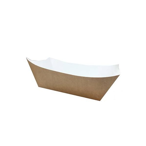 Tavita carton natur|alb 800cc 13*5*5cm (1000buc) Produse 368,79 lei