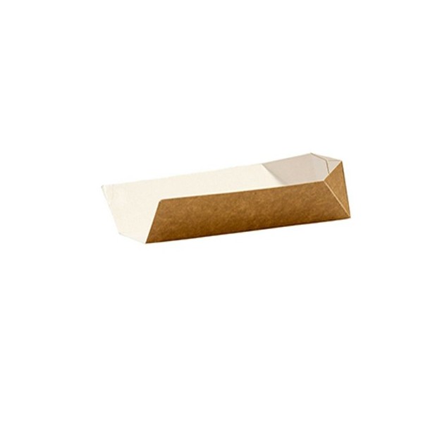 Tavita carton, natur, 23*7* h5 cm (100buc) Hot dog | Clatite 38,13 RON