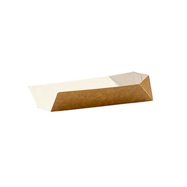 Tavita carton, natur, 25*8* h5 cm (100buc) Hot dog | Clatite 46,18 lei
