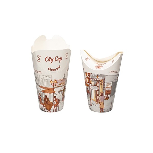 Pahar 330ml - 12oz, Butterfly City, cu capac (100buc) Produse 65,30 lei