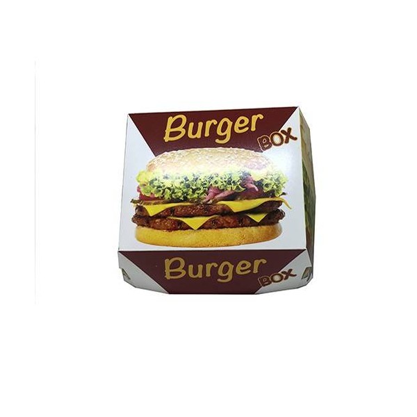 Cutii de burger, carton personalizat, 15x15x8cm (100buc) Produse 62,83 lei